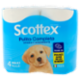 Scottex Pulito Completo Carta Igienica Maxi Rotoli 4 pz