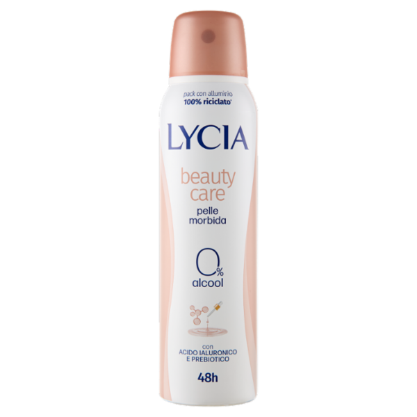Lycia beauty care con Acido Ialuronico e Prebiotico deo spray 150 ml