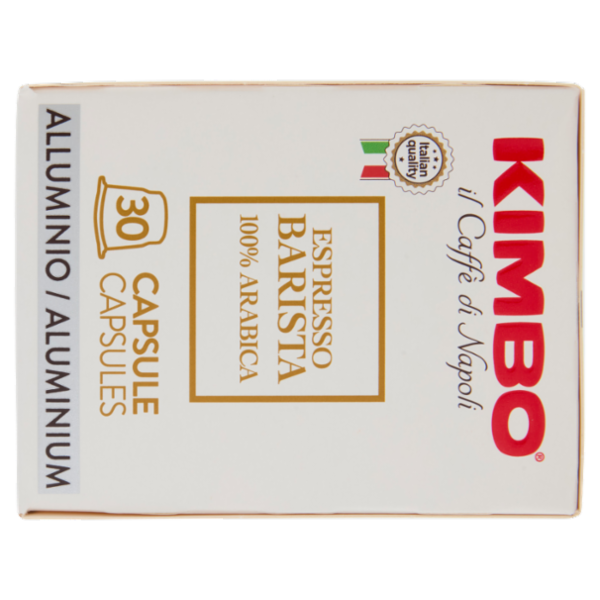 Kimbo Espresso Barista 100% Arabica Capsule Compatibili con Macchine Nespresso* Original 30 x 5,5 g