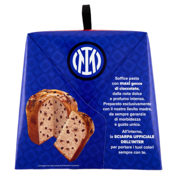 Balocco Panettone gocce di cioccolato Inter 500 g