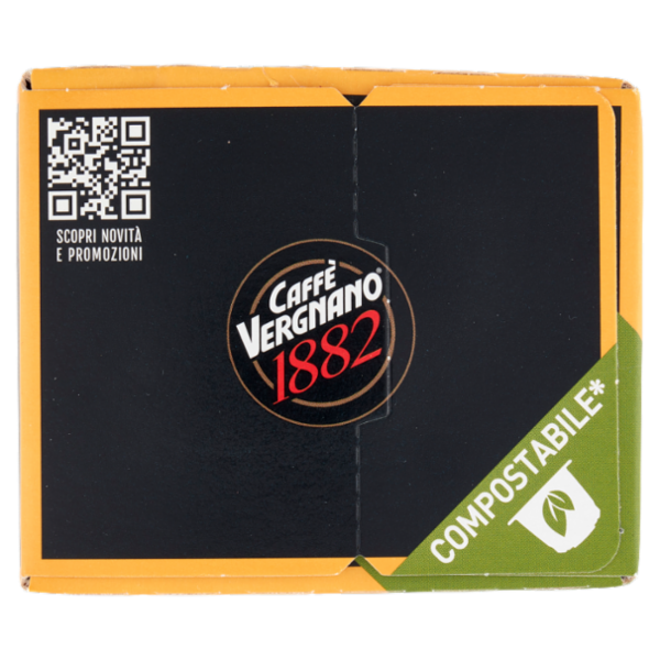 Caffè Vergnano 1882 Èspresso1882 Napoli Compostabile** Capsule Compatibili Nespresso* 10 x 5 g