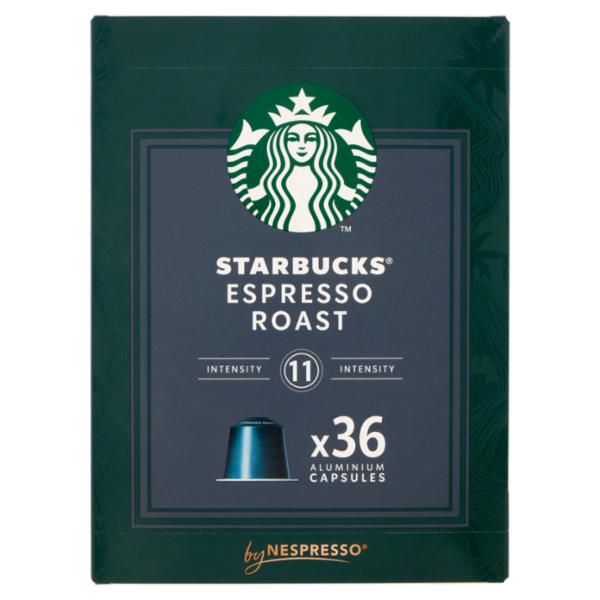 STARBUCKS Espresso Roast by Nespresso Caffè 36 Capsule 198g