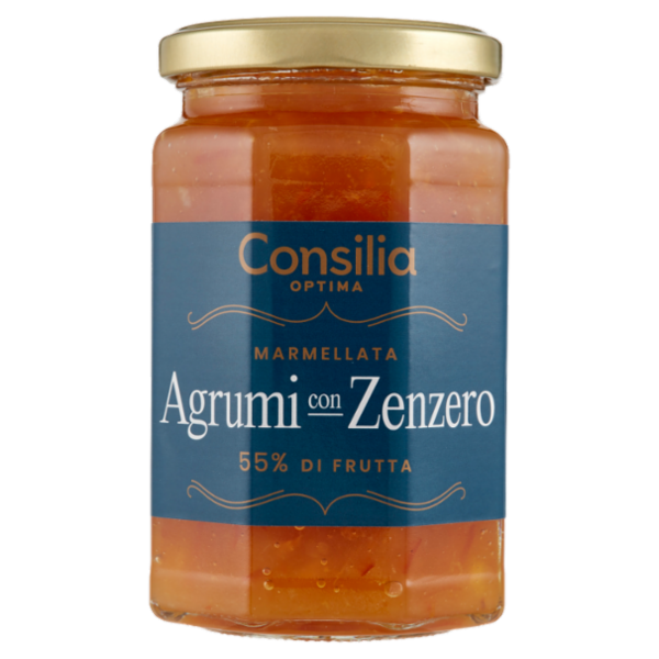 Consilia Optima Marmellata di Agrumi con Zenzero 350 g