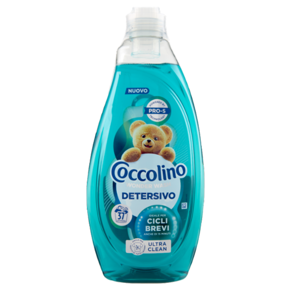 Coccolino Wonder Wash Detersivo Ultra Clean 37 Lavaggi 1480 ml