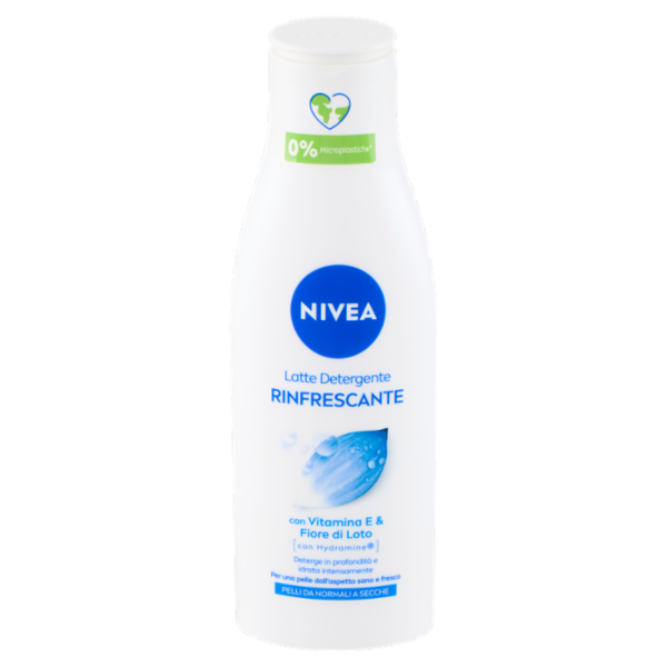 Nivea Latte Detergente Rinfrescante Pelli da Normali a Secche 200 ml