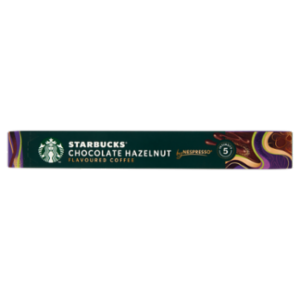 STARBUCKS Chocolate Hazelnut By Nespresso Caffè Con Aroma Cioccolato e Nocciola 10 Capsule 51g