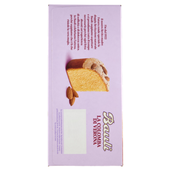 Bauli la Colomba di Verona Zero Canditi con Glassa e Mandorle 1 kg