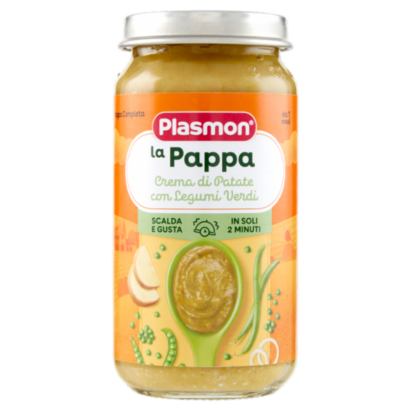 Plasmon la Pappa Crema di Patate con Legumi Verdi 200 g