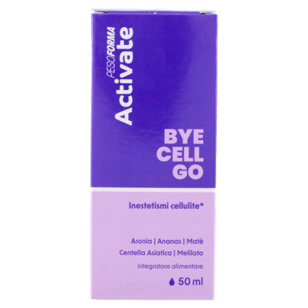 Pesoforma Activate Bye Cell Go per Inestetismi Cellulite, integratore alimentare - 50 ml