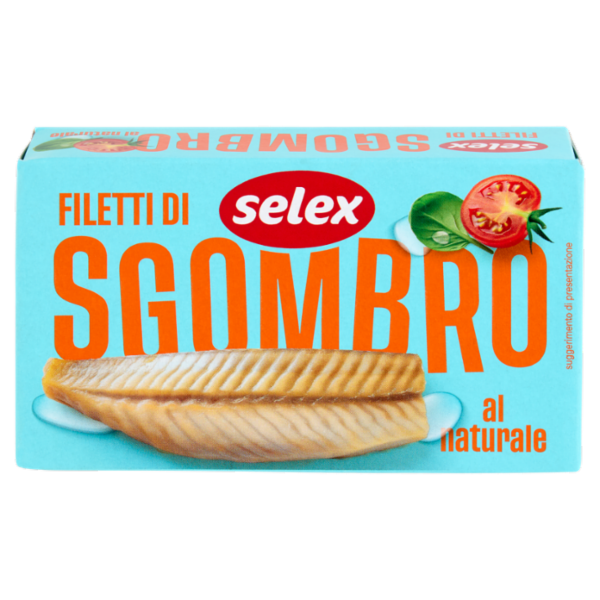 Selex Filetti di Sgombro al Naturale 125 g