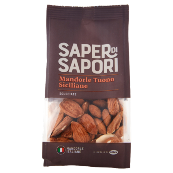 Selex Saper di Sapori Mandorle Tuono Siciliane Sgusciate 100 g