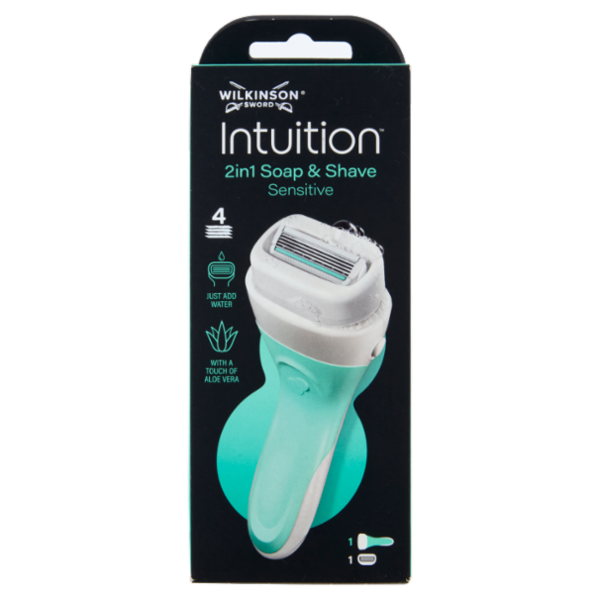 Wilkinson Sword Intuition 2in1 Soap & Shave Sensitive Rasoio