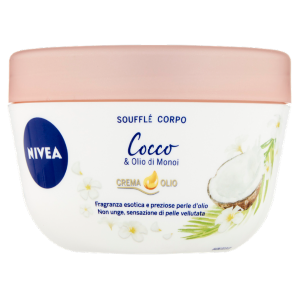 Nivea Soufflé Corpo Cocco & Olio di Monoi Crema Olio 200 ml