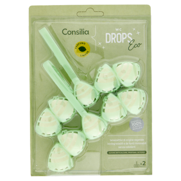 Consilia Wc Power Drops Limone Ecologico 2 pezzi
