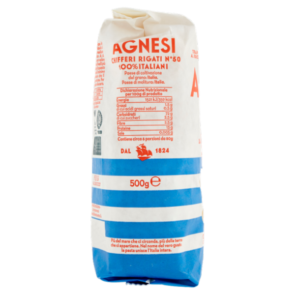 Agnesi Chifferi Rigati N° 50 500 g