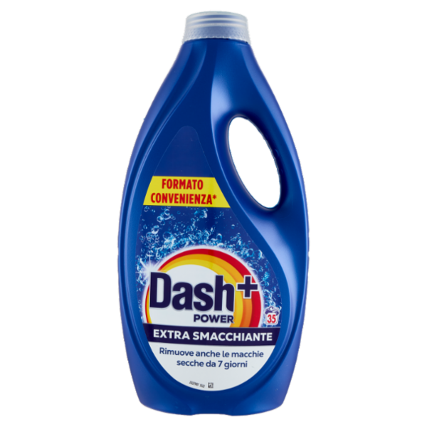 Dash Power Detersivo Liquido Lavatrice, Azione Extra-Smacchiante, 35 Lavaggi 1575 ml