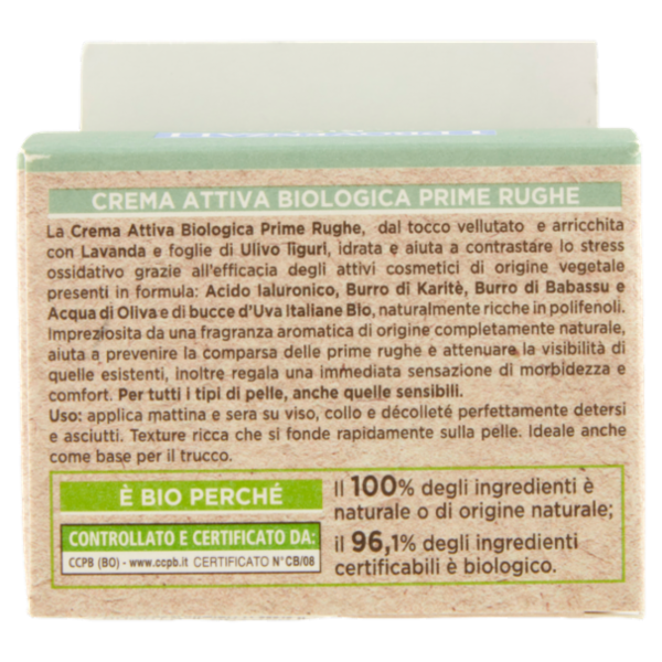 I Provenzali Bio Crema Attiva Biologica Lavanda Ligure 50 mL