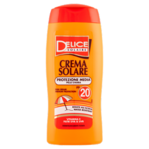 Delice Solaire Protezione Media Pelle Chiara FP 20 250 Ml