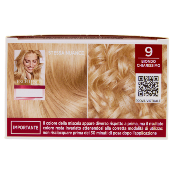 L'Oréal Paris Excellence Creme Colorazione Triplo Trattamento Biondo Chiarissimo 9