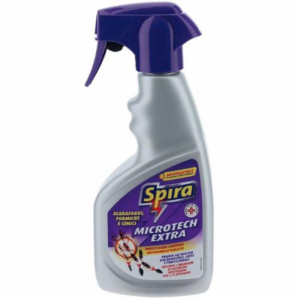 Spira Microtech Extra Insetticida Liquido Scarafaggi e Formiche 400 ml