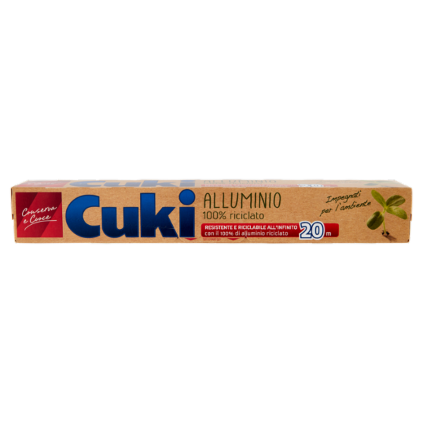 Cuki Conserva e Cuoce Alluminio 100% riciclato 20 m