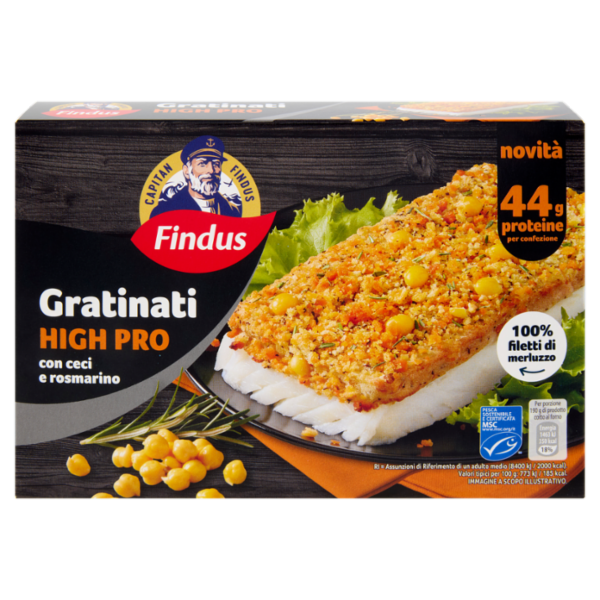 Capitan Findus I Gratinati High Pro con ceci e rosmarino 380 g