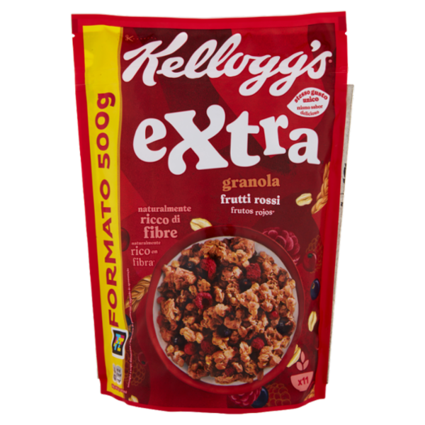Kellogg's Extra granola frutti rossi 500 g