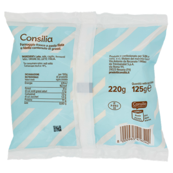 Consilia Mozzarella Light 125 g
