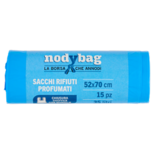 Virosac Nodybag Sacchi Rifiuti Profumati Limone 52x70cm 35 Litri 15 Pz