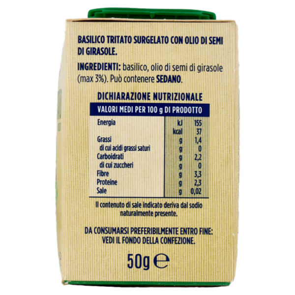 IL GIGANTE Basilico Tritato Surgelato 50 g