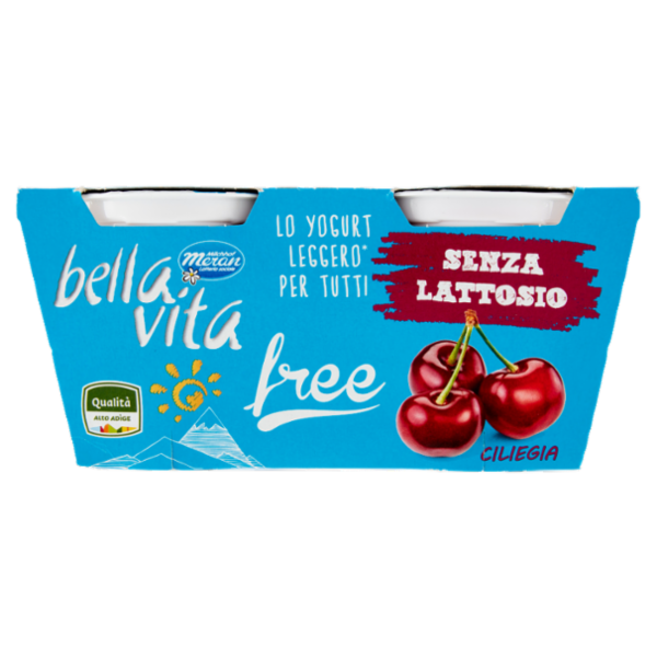 bella vita free Senza Lattosio Ciliegia 2 x 125 g