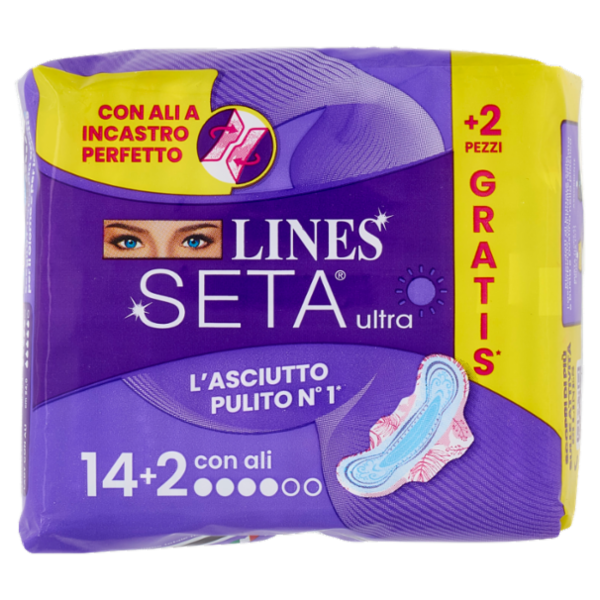 Lines Seta ultra con ali 14 + 2 pz