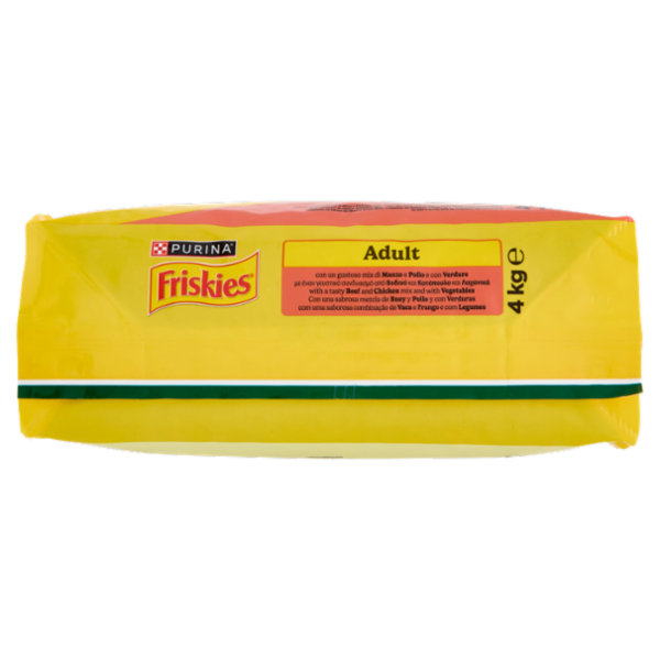 PURINA FRISKIES Adult Manzo e Pollo e con Verdure 4kg
