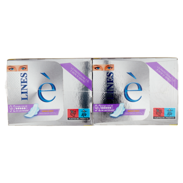 Lines è Assorbenti lungo con ali 36+8 pz