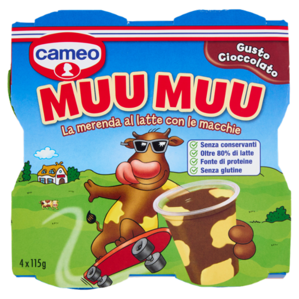 cameo Muu Muu Gusto Cioccolato 4 x 115 g
