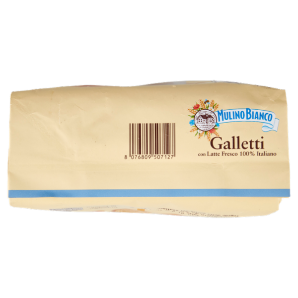 Mulino Bianco Galletti Biscotti con Latte Fresco 100% Italiano 800g