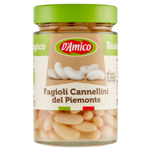 D'Amico Fagioli Cannellini del Piemonte Biologico 310 g