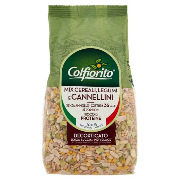 Colfiorito Mix Cereali, Legumi e Cannellini Decorticato 350 g