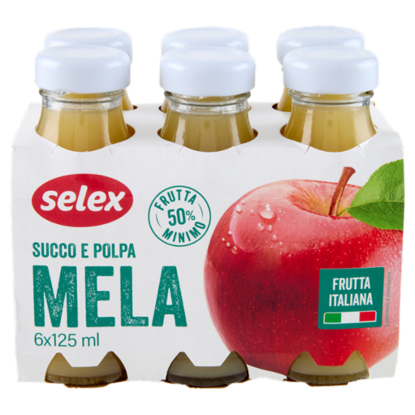 Selex Succo e Polpa di Mela 6x125 ml