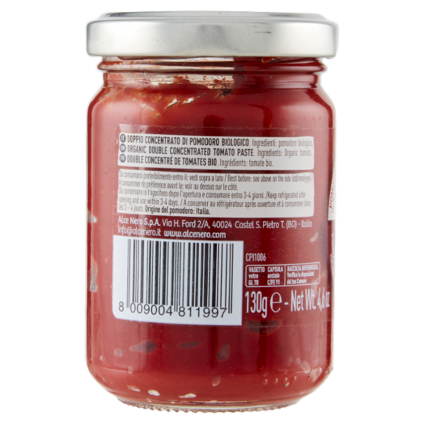 alce nero Doppio Concentrato di Pomodoro 130 g