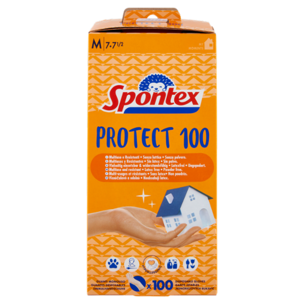 Spontex Guanti Usa&Getta Protect 100 tg M