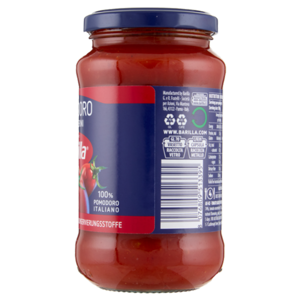 Barilla Sugo Pomodoro e Datterini 100% Pomodoro Italiano Condimento per Pasta 400g