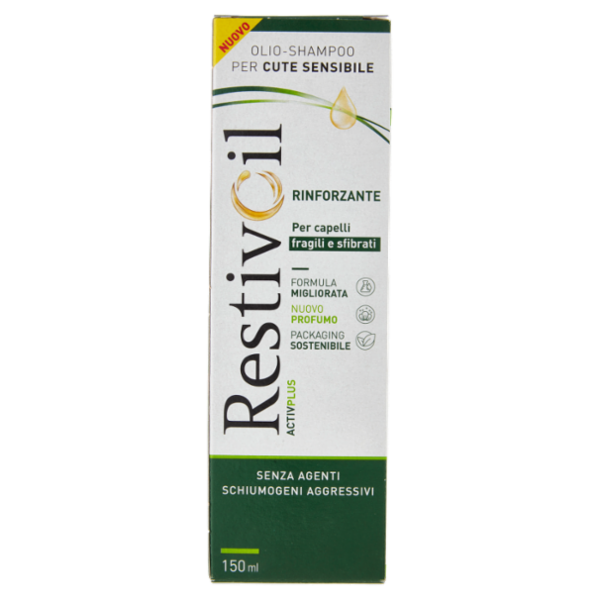RestivOil Activplus Olio-Shampoo per Cute Sensibile Rinforzante 150 ml