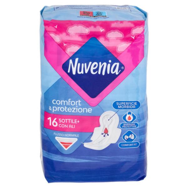 Nuvenia comfort & protezione Sottile+ con Ali 16 pz
