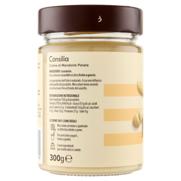 Consilia Crema 100% Mandorle 300 g