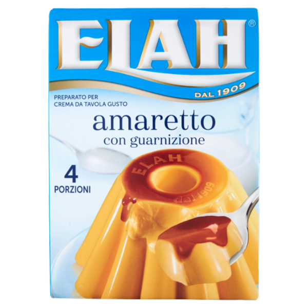 Elah Praparato per Crema da Tavola Gusto amaretto con guarnizione 95 g