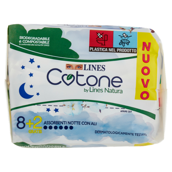 Lines Cotone by Lines Natura Notte con Ali 8 + 2 pz