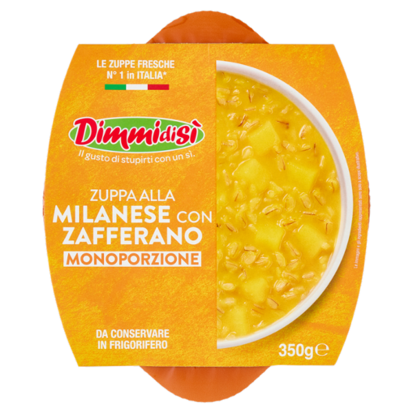 DimmidiSì Zuppa alla Milanese con Zafferano Monoporzione 350 g