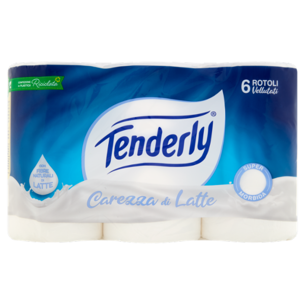 Tenderly Carezza di Latte Rotoli Vellutati 6 pz