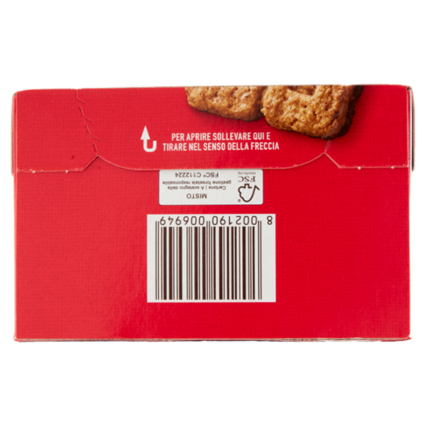 Galbusera BiscoBarretta Cereali croccanti e cioccolato fondente extra 5x46 g